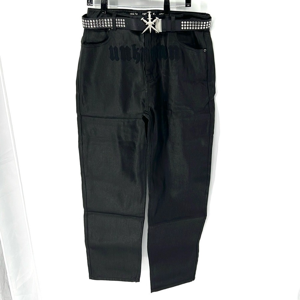 Unknown NWT coated denim jeans men’s 36